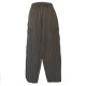 Pantalon rayé coton Népal - Taille S - Noir