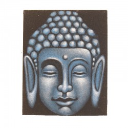Painting on canvas 19,5x25 cm - Blue Buddha
