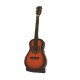 Mini classic guitar H 24 cm - Model 01 - brown and black
