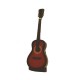 Mini Acoustic Guitar H 24 cm - model 02 - brown