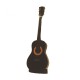 Mini guitare acoustique H24 cm - modèle 05 - prune