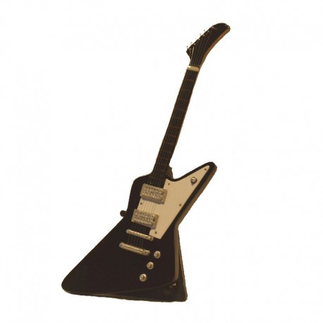 Wood electric guitar miniature hard rock - model 30