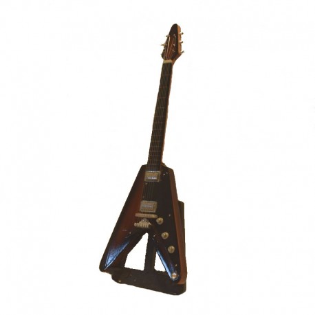 Guitare électrique miniature bois hard rock - modèle 32