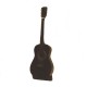 Guitare folk miniature en bois noir - modèle 26
