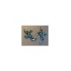 Fancy Frog earrings - Blue