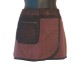 Mini jupe ethnique coton - Marron