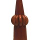 Bracelet bois Bali Larg 5cm - Marron - sur présentoir