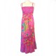 Long Indian dress in cotton - S/M - Pink