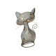 Metal cat H30 cm