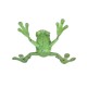 Metal frog H17 cm - back