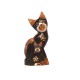 Cat and kitten statue H26 cm