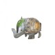 Elephant piggy bank in metal H13 cm
