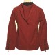 Women's Hooded Jacket maroon size M - back
