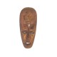 African mask H 30 cm in wood design Turtle