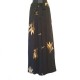 Pantalon portefeuille Thaï - Noir, design Bambou marron clair