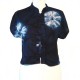 Rayon Tie and Dye Top - Dark blue
