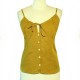 Rayon top with straps and buttons - Light green