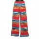 Pantalon ethnique en coton - S/M - Modèle 1 - Rouge, bleu et orange